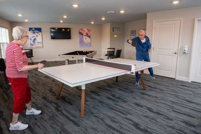Ping Pong Table in Community Game Room: Summit at Mill Hill